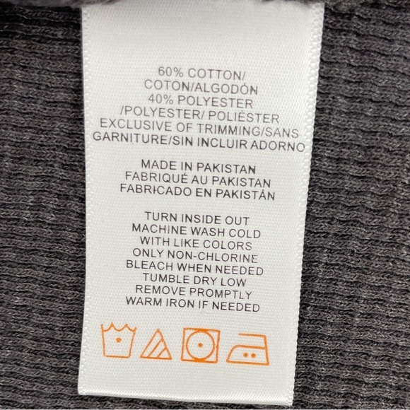 Wolverine Long Sleeve Lightweight Waffle Knit Thermal Hoodie - Gray - Picture 12 of 14